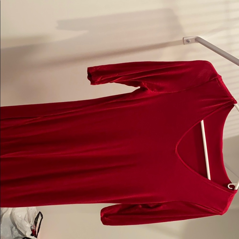 Knee length body con dress